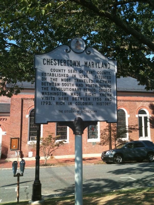 Chestertown, Maryland Marker. Click for full size. Chestertown, Maryland Marker image. Click for full size.