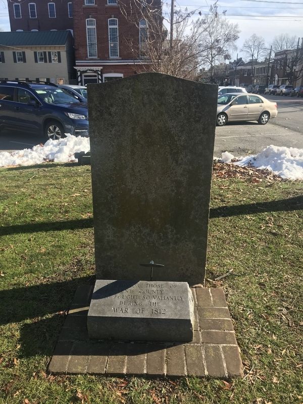 War of 1812 Memorial. Click for full size. War of 1812 Memorial image. Click for full size.