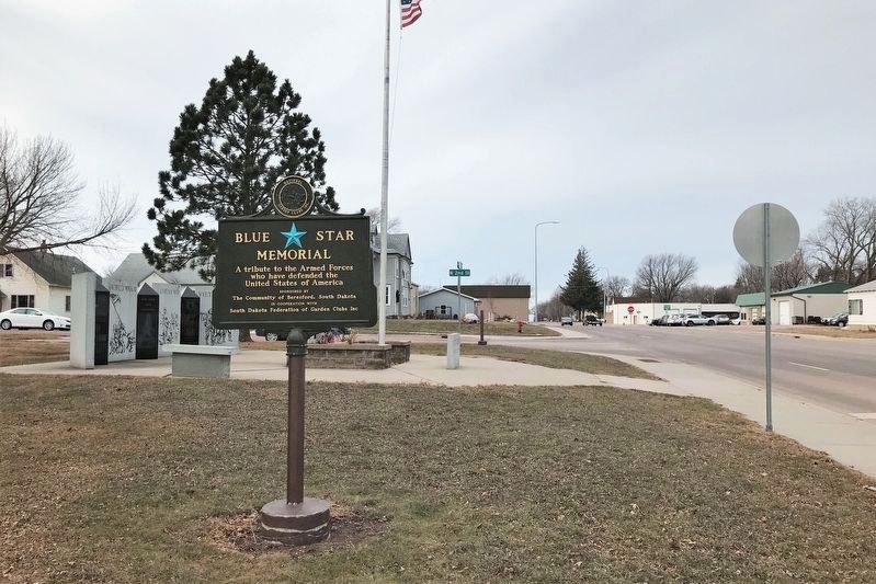 Nearby Blue Star Memorial Marker image. Click for full size.