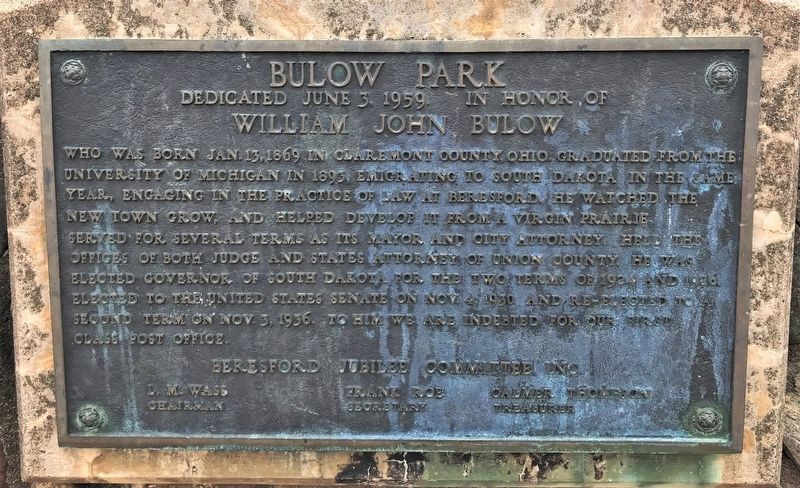 Bulow Park Marker image. Click for full size.