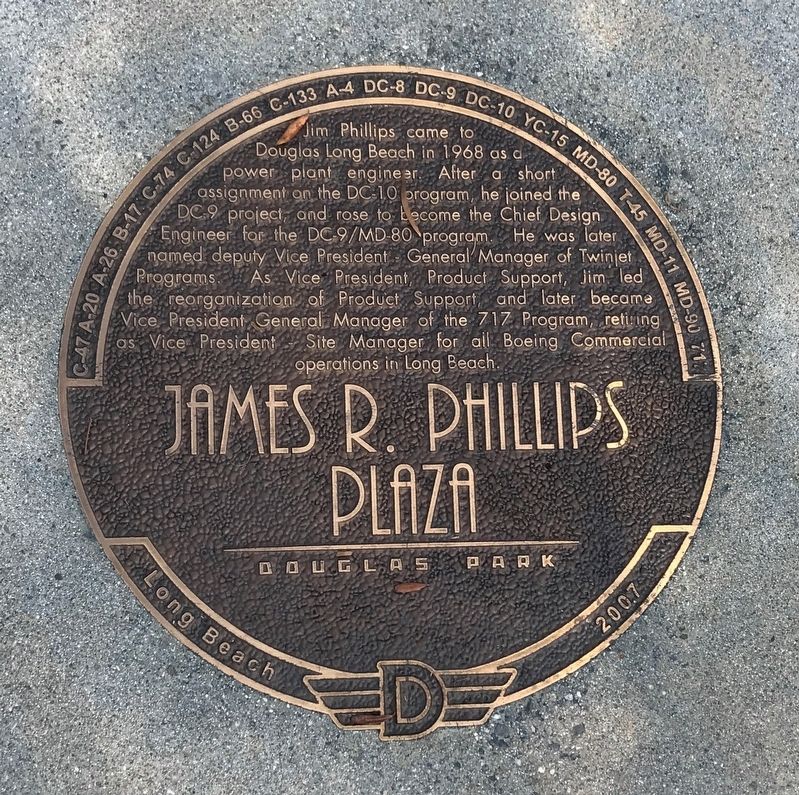 James R. Phillips Plaza Marker image. Click for full size.