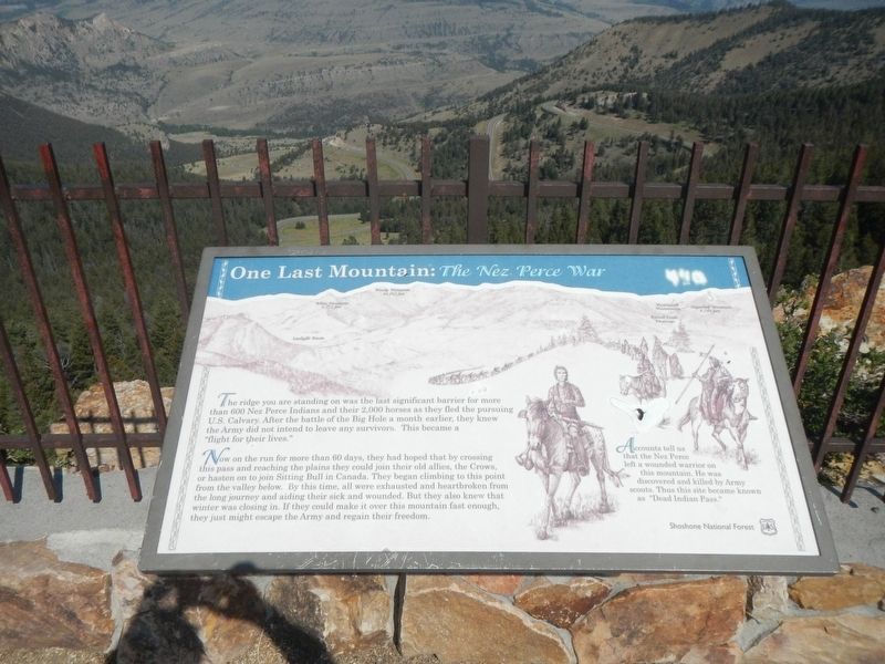 One Last Mountain: <i>The Nez Perce War</i> Marker image. Click for full size.