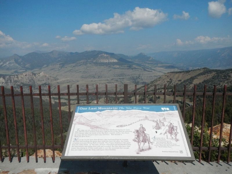 One Last Mountain: <i>The Nez Perce War</i> Marker. Click for full size. One Last Mountain: <i>The Nez Perce War</i> Marker image. Click for full size.