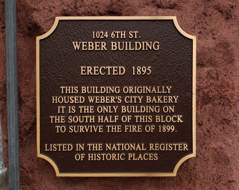 Weber Building Marker image. Click for full size.