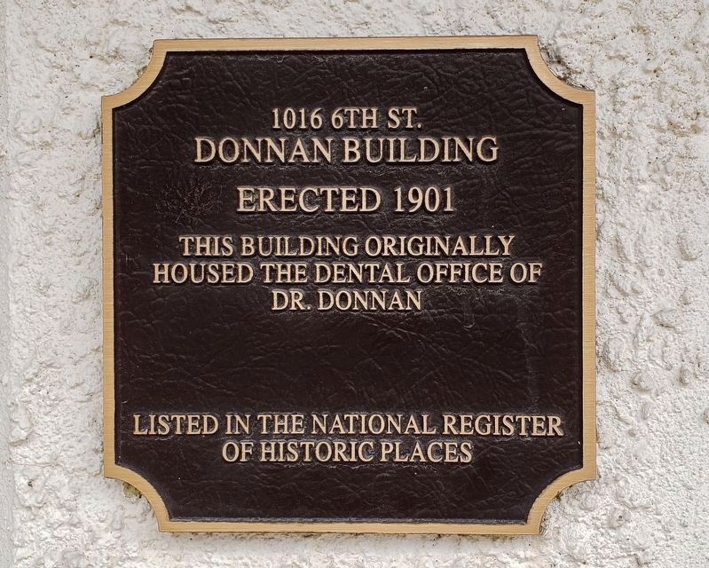 Donnan Building Marker. Click for full size. Donnan Building Marker image. Click for full size.