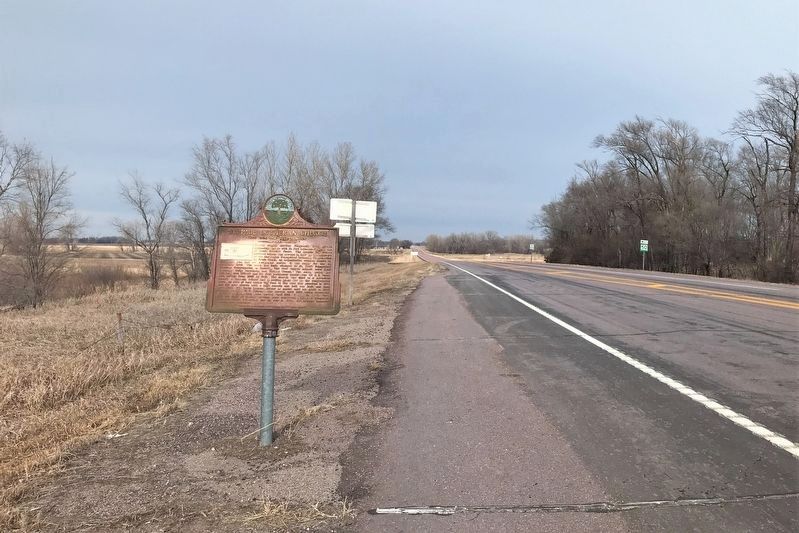 St. Paul Lutheran Church Marker, from the south image. Click for full size.