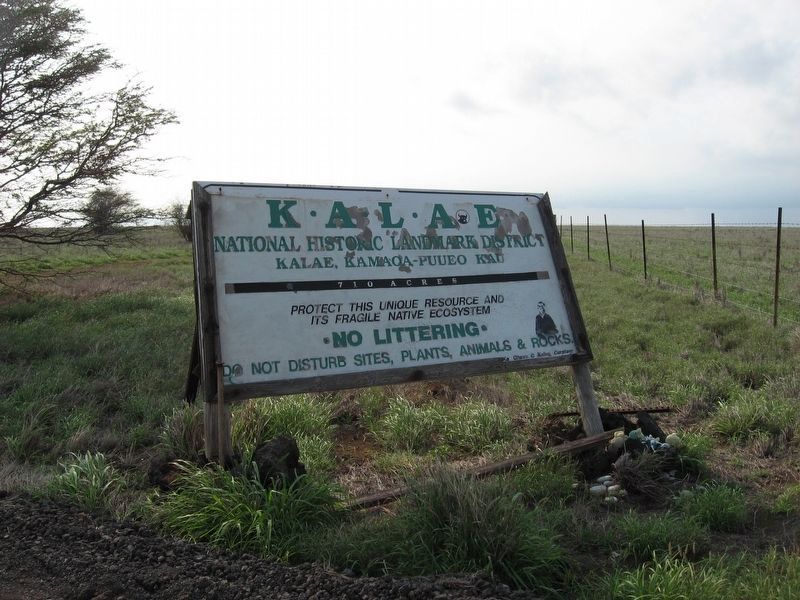 Kalae National Historic District Sign image. Click for full size.