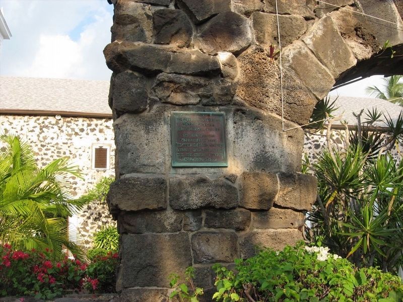 The First Hawaiian Christian Marker image. Click for full size.