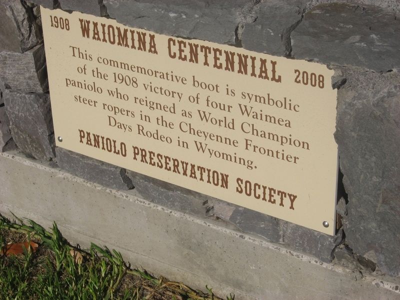 Waiomina Centennial Marker image. Click for full size.
