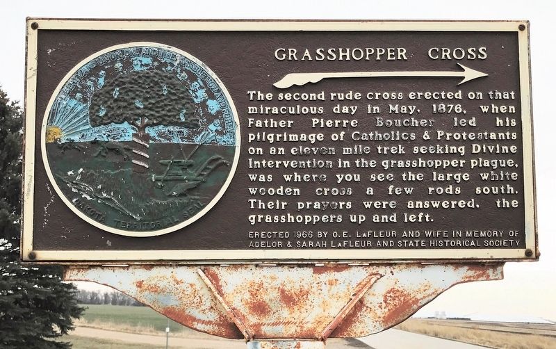 Grasshopper Cross Marker image. Click for full size.