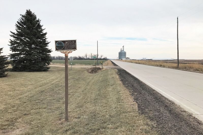 Grasshopper Cross Marker, from the northwest image. Click for full size.