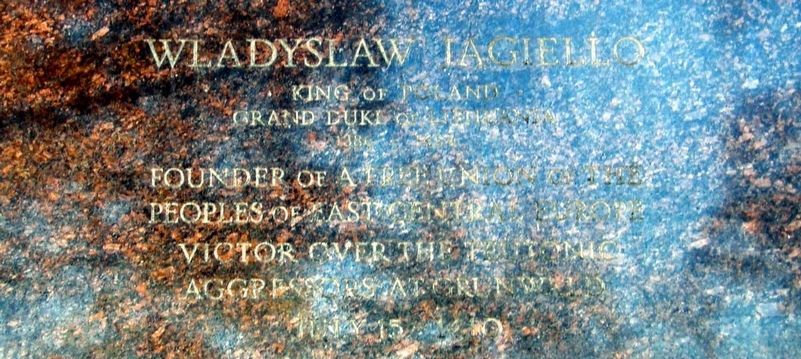 King Wladyslaw Jagiello Marker image. Click for full size.