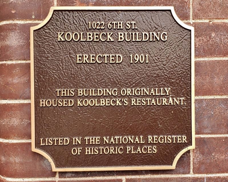 Koolbeck Building Marker image. Click for full size.