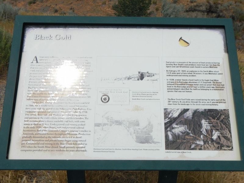 Black Gold Marker. Click for full size. Black Gold Marker image. Click for full size.