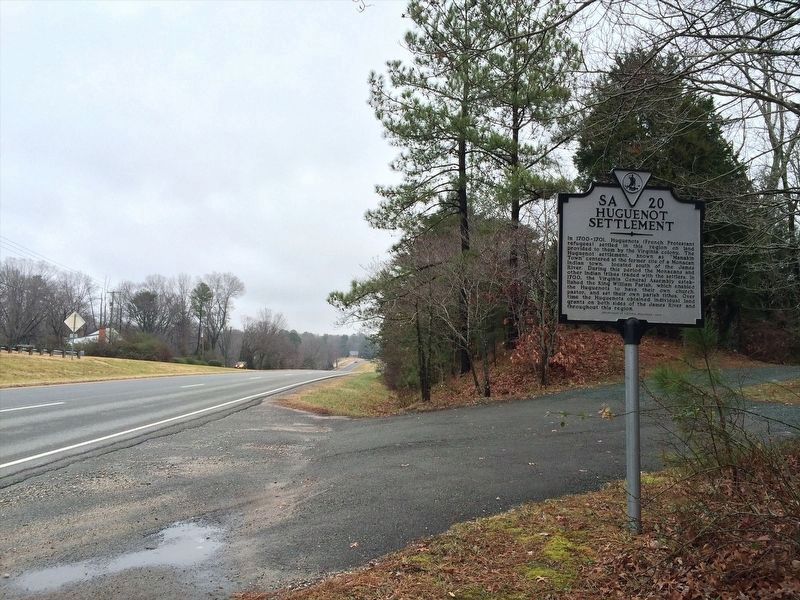 Huguenot Settlement Marker image. Click for full size.