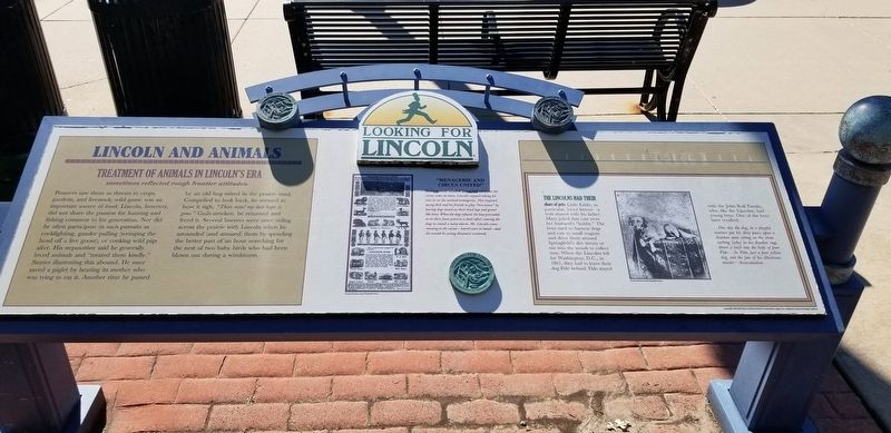 Lincoln and Animals Marker image. Click for full size.