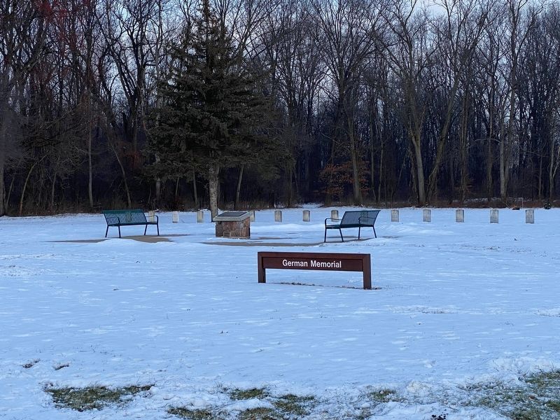 German Prisoners of War Marker. Click for full size. German Prisoners of War Marker image. Click for full size.