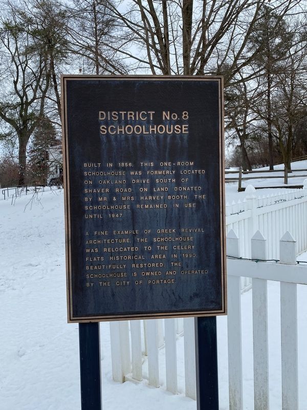 District No. 8 Schoolhouse Marker image. Click for full size.
