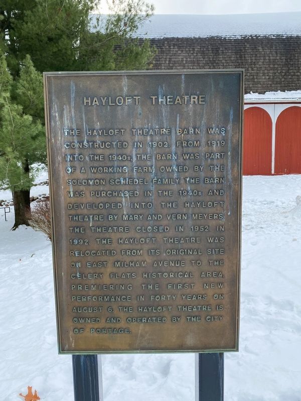 Hayloft Theatre Marker image. Click for full size.