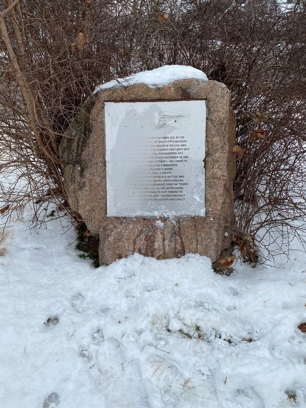 25th Michigan Marker image. Click for full size.