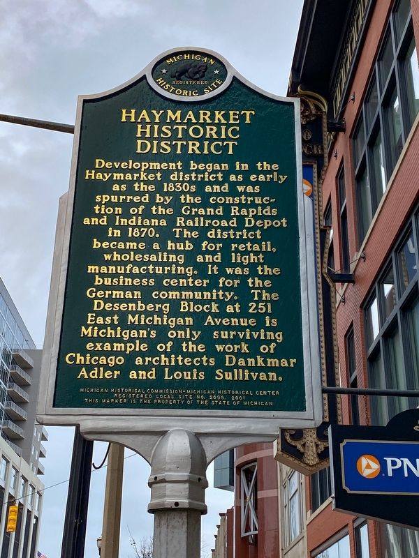 Haymarket Historic District Marker image. Click for full size.
