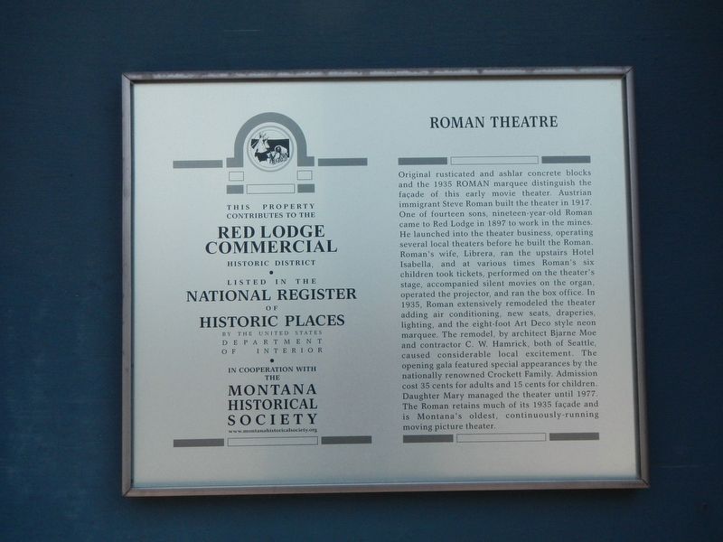 Roman Theatre Marker image. Click for full size.