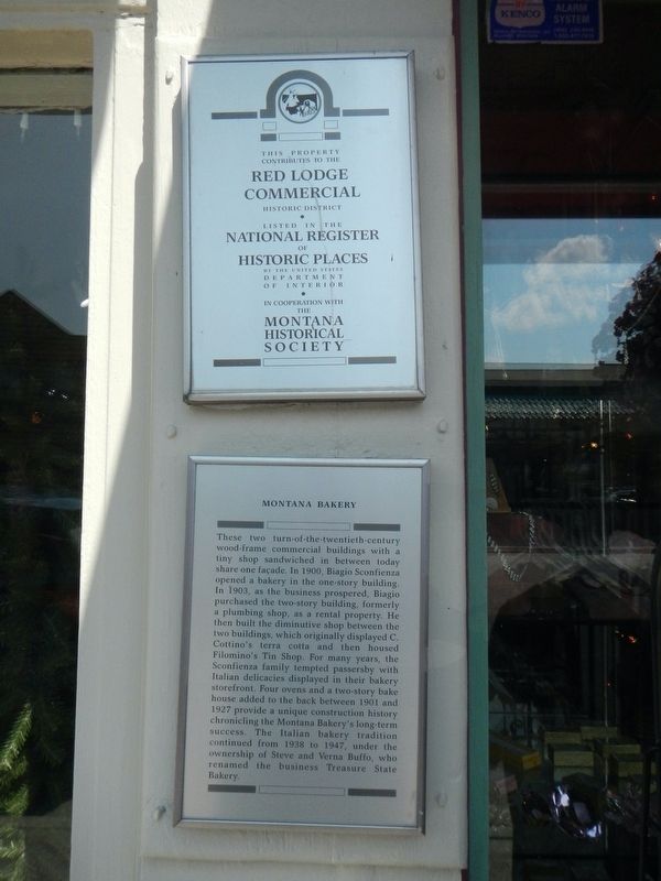 Montana Bakery Marker image. Click for full size.