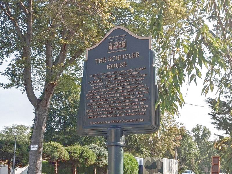 The Schuyler House Marker image. Click for full size.
