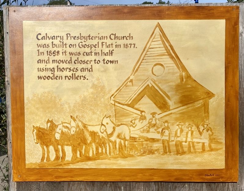 Calvary Presbyterian Church Marker image. Click for full size.