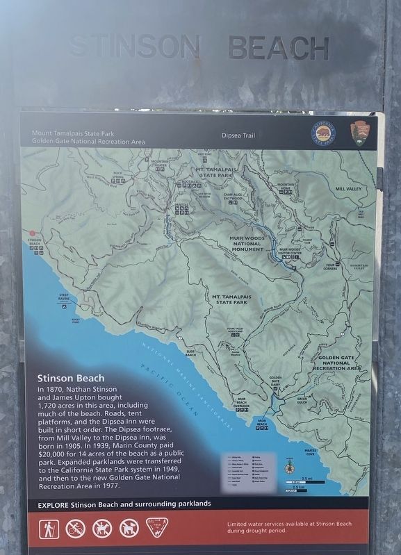 Stinson Beach Marker image. Click for full size.