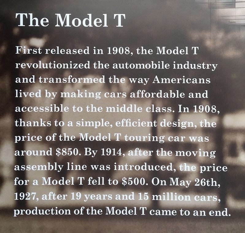 Ford Factory Marker image. Click for full size.