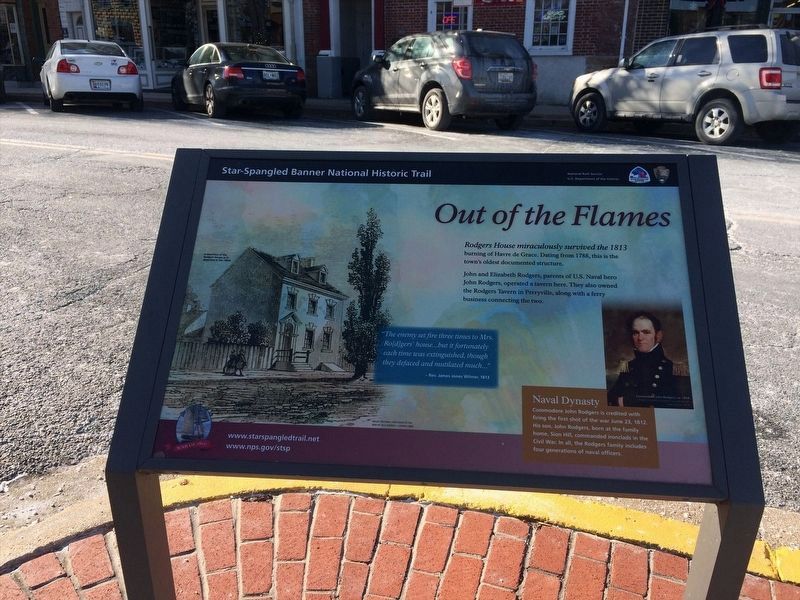 Out of the Flames Marker image. Click for full size.