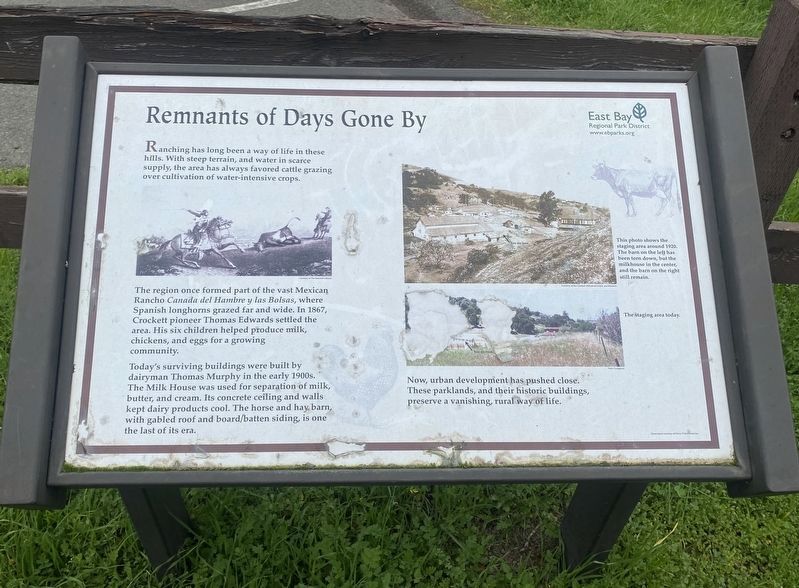 Remnants from Days Gone By Marker. Click for full size. Remnants from Days Gone By Marker image. Click for full size.