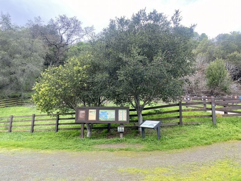 A Retreat in the Hills Marker - wide view. Click for full size. A Retreat in the Hills Marker - wide view image. Click for full size.