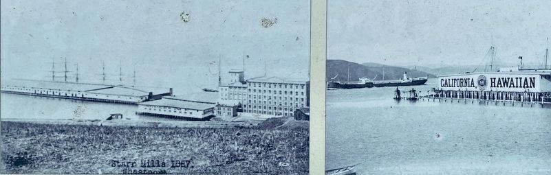 Marker inset: Starr Flour Mill (left) and C&H Warehouse (right) image. Click for full size.