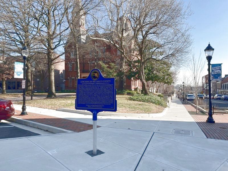 Lynching in Wicomico County / Lynching in America Marker image. Click for full size.