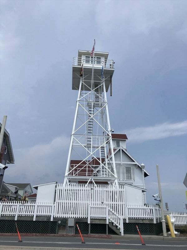 Life Saving Station Tower (not located near the historical marker). image. Click for full size.