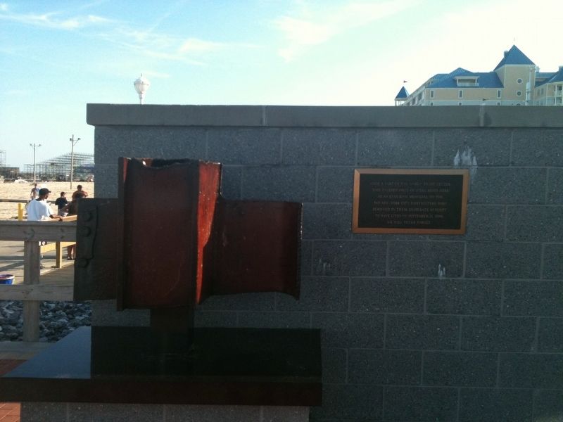 World Trade Center Beam Marker image. Click for full size.