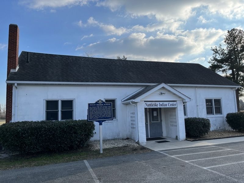 The Nanticoke Indian Center, formerly the Indian Mission School. Click for full size. The Nanticoke Indian Center, formerly the Indian Mission School image. Click for full size.