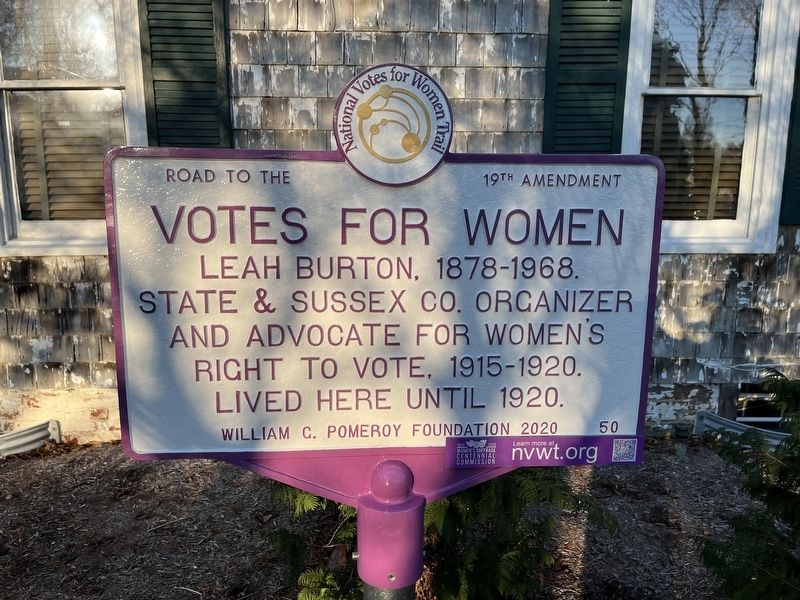 Votes for Women Marker image. Click for full size.