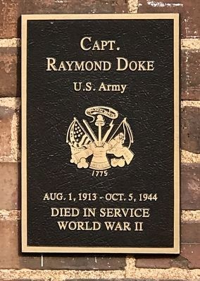 Capt. Raymond Doke Marker image. Click for full size.