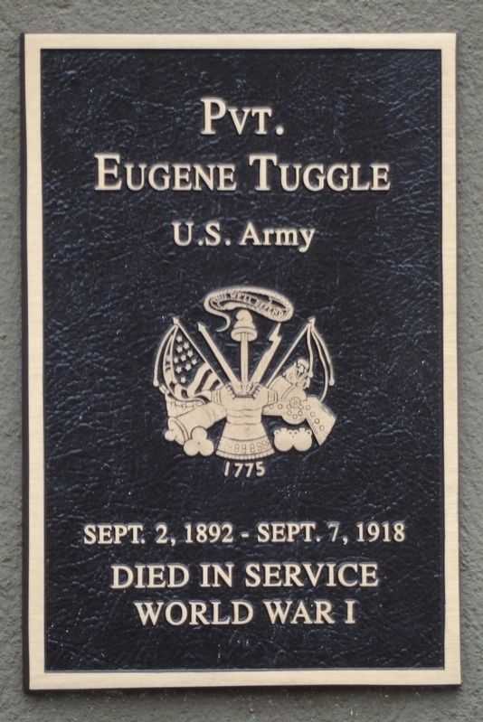 Pvt. Eugene Tuggle Marker image. Click for full size.