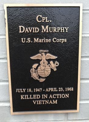 Cpl. David Murphy Marker image. Click for full size.