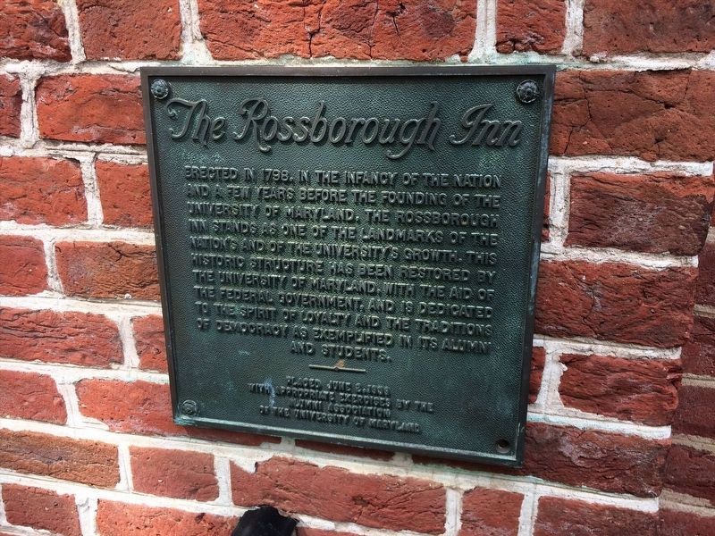 The Rossborough Inn Marker image. Click for full size.