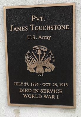 Pvt. James Touchstone Marker image. Click for full size.
