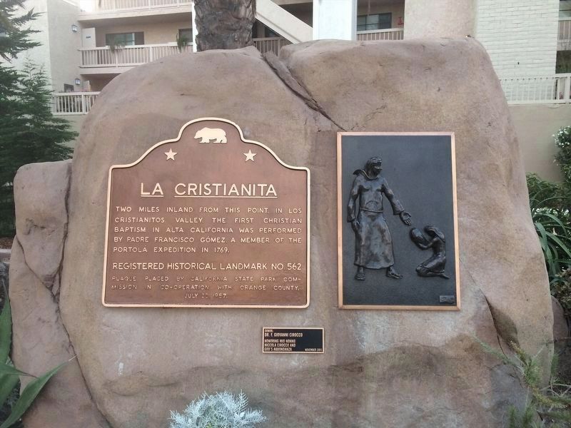 La Cristianita Marker. Click for full size. La Cristianita Marker image. Click for full size.