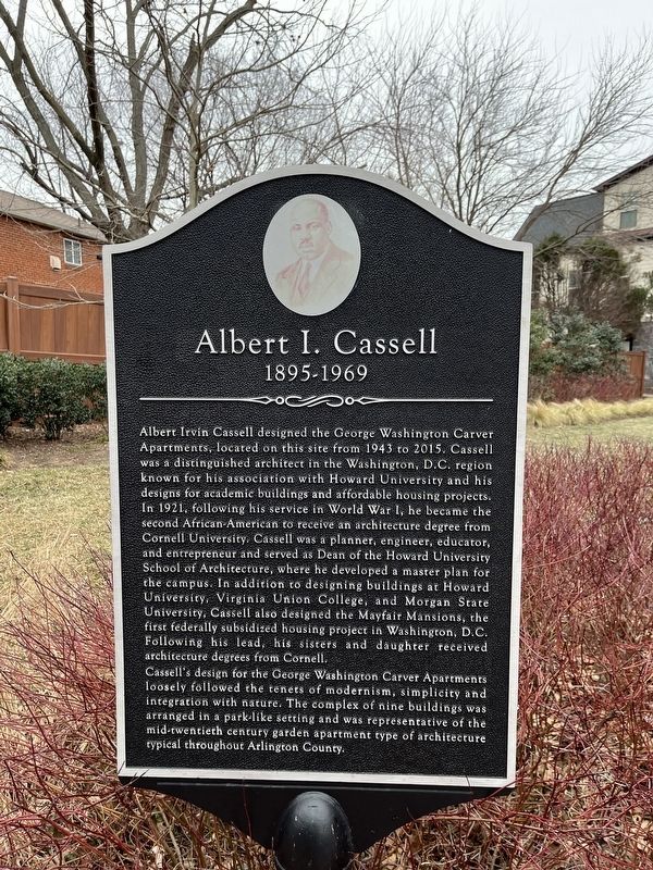 Albert I. Cassell Marker image. Click for full size.