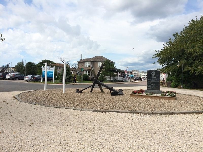 Dedicated to the Men and Women Who Lost Their Lives at Sea Marker image. Click for full size.