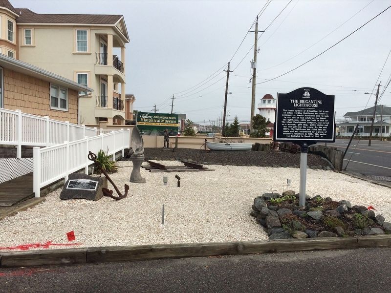 The Brigantine Lighthouse Marker image. Click for full size.