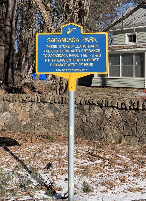Sacandaga Park Marker. Click for full size. Sacandaga Park Marker image. Click for full size.